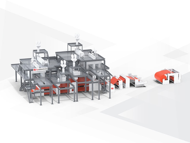 Spunmelt Four Beam SMMS  Line