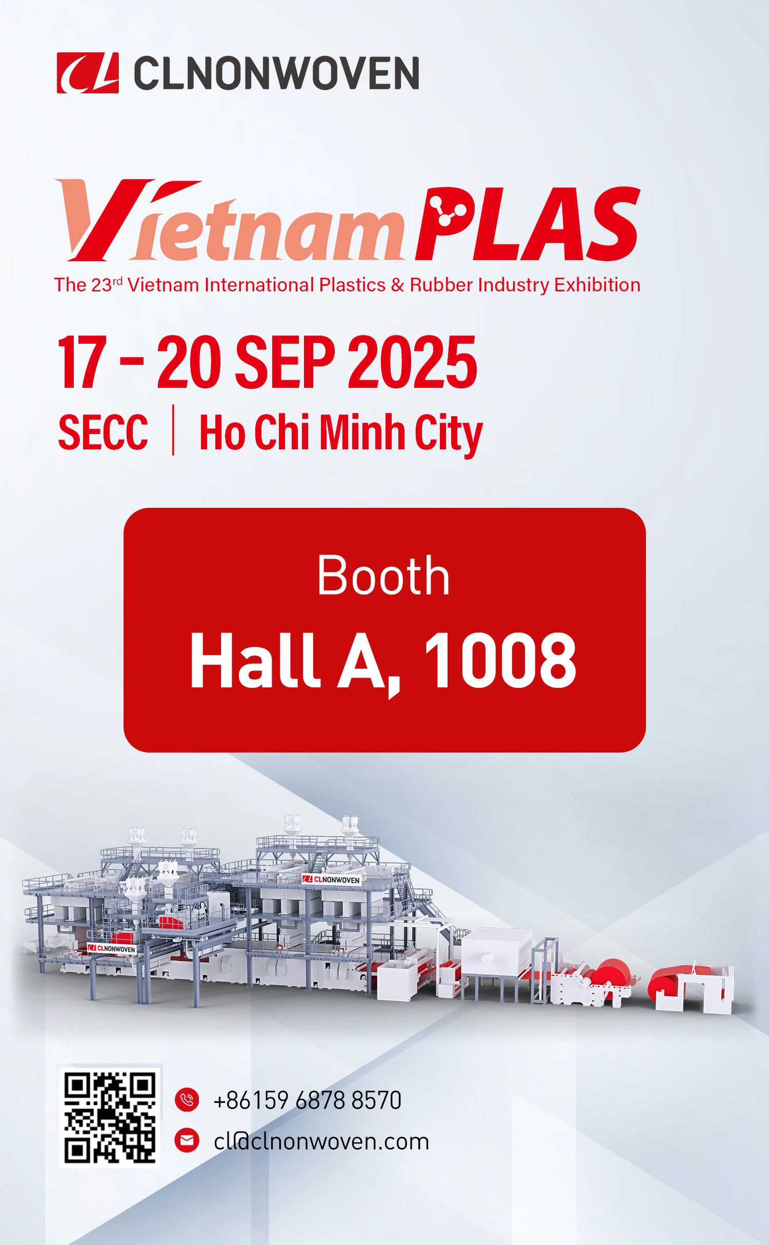 CL Nonwoven Will Attend The Vietnam Plas 2025