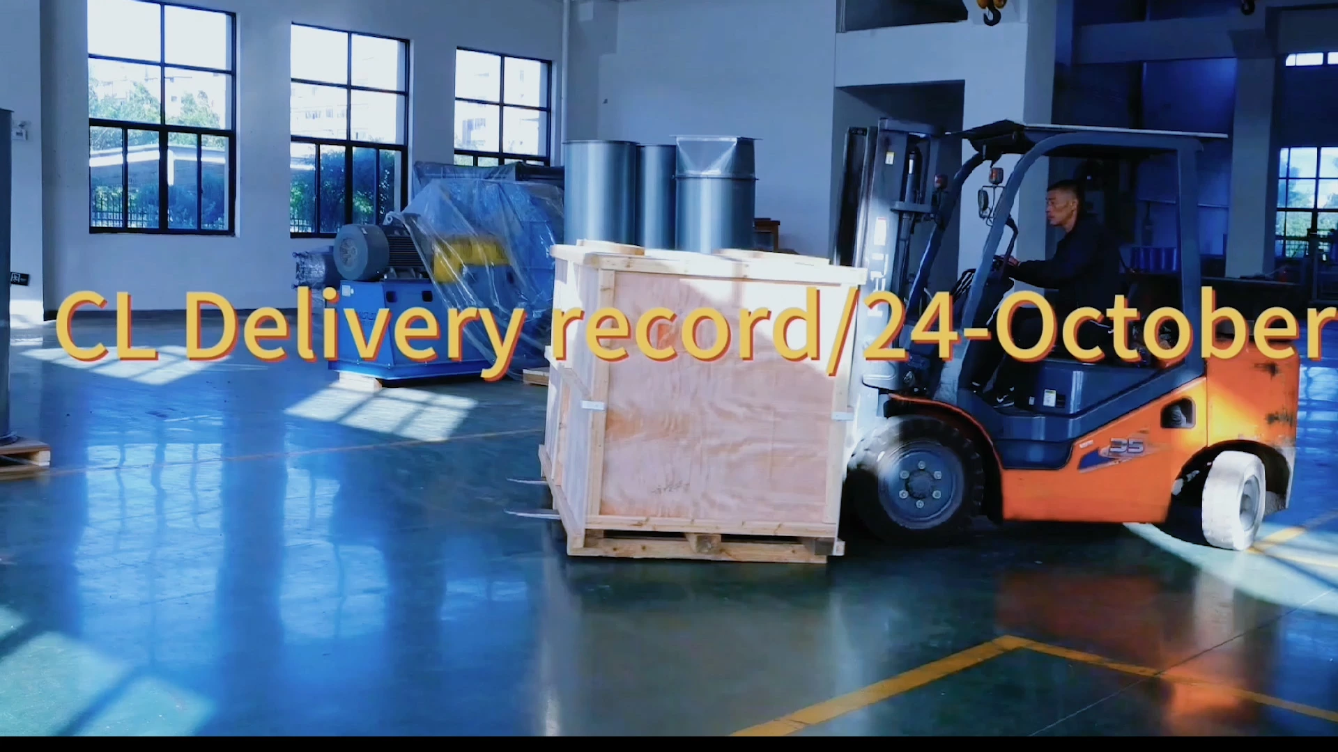 Shipping Date: CL Nonwoven Line for Our Overseas Customer