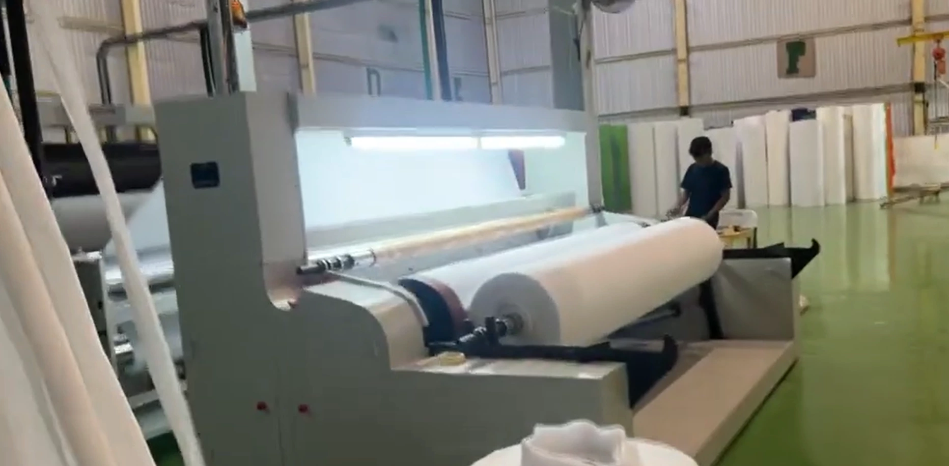 CL-S Plus Nonwoven Fabric Line Successfully Running in Indonesia 🇮🇩