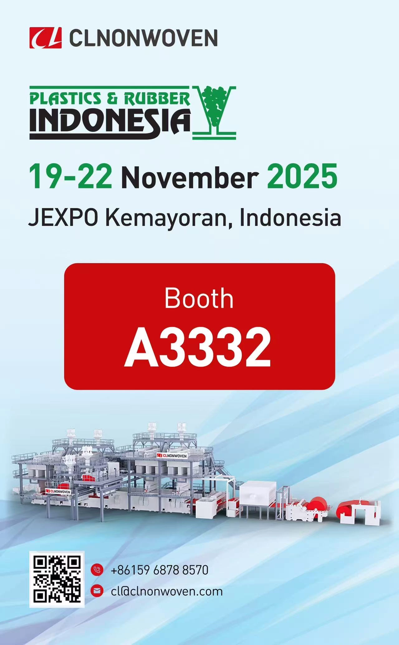 CL Nonwoven’s Exhibition Schedules for November