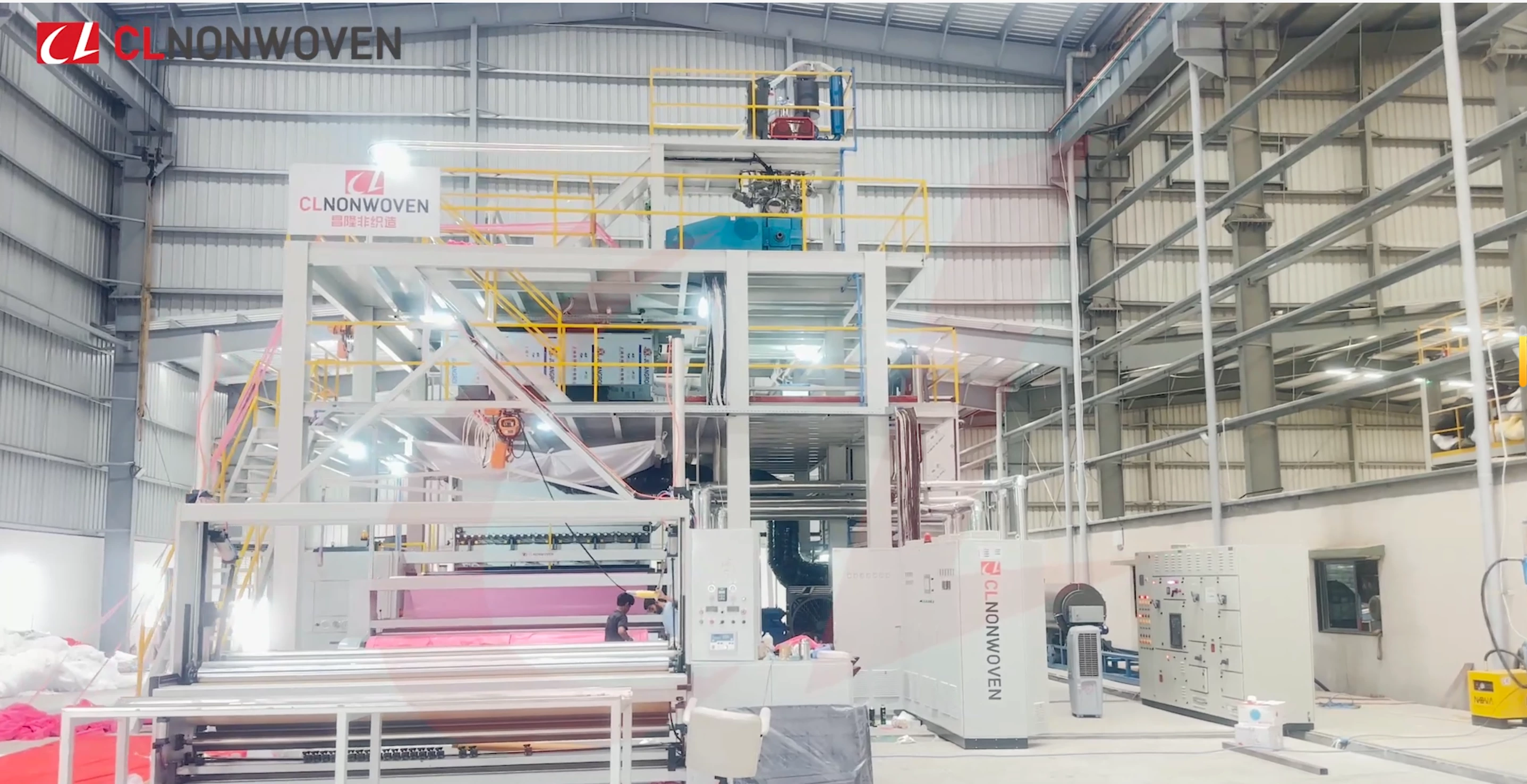 CL Team In India-A New Nonwoven Line Successful Running In Gurajat India