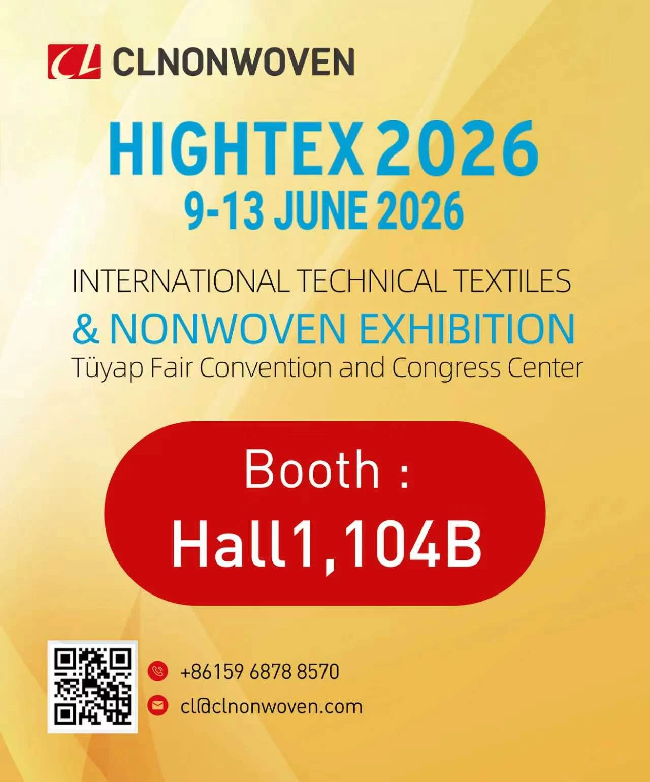 Welcome to our booth In Turkey