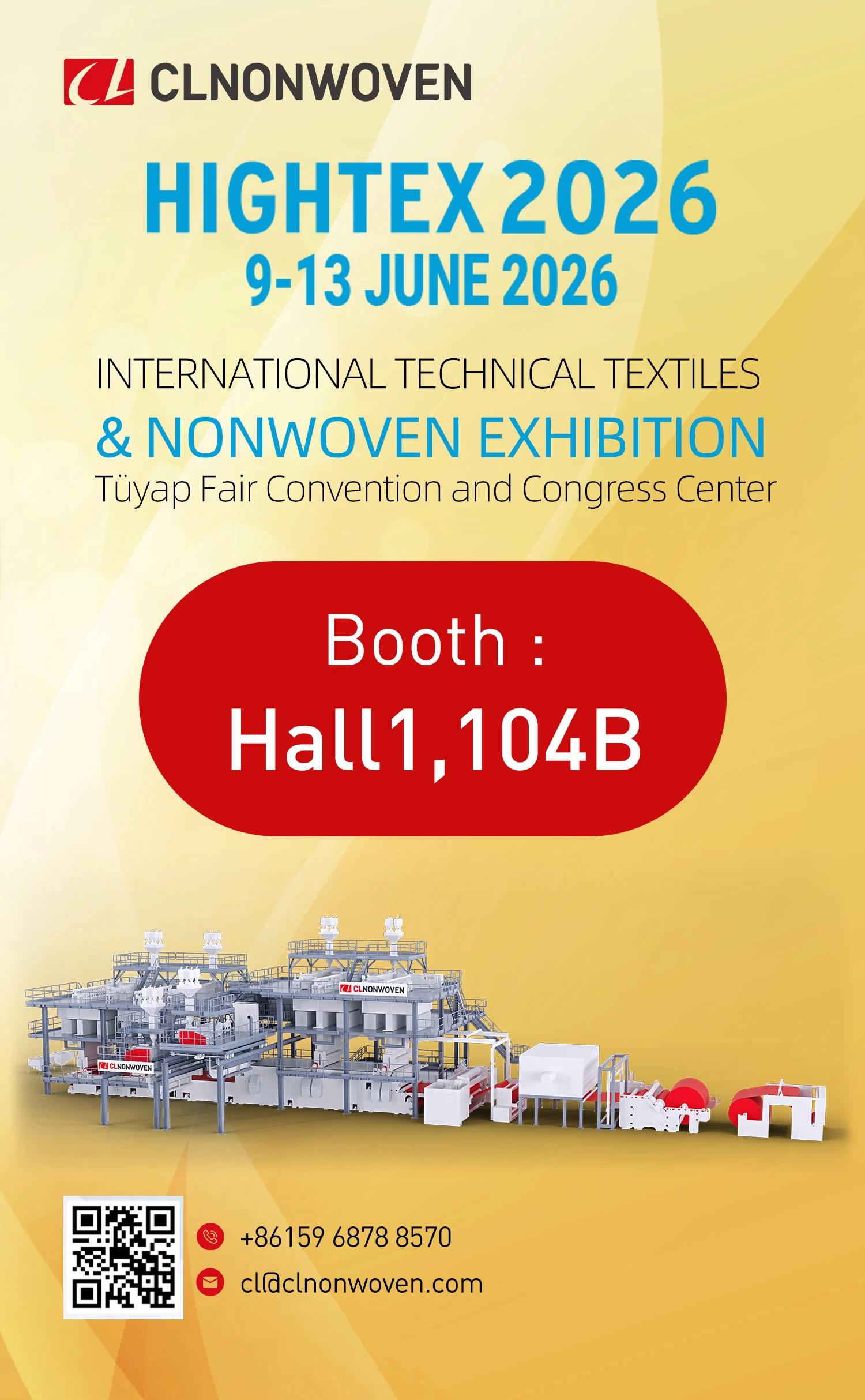 Welcome to our booth In Turkey