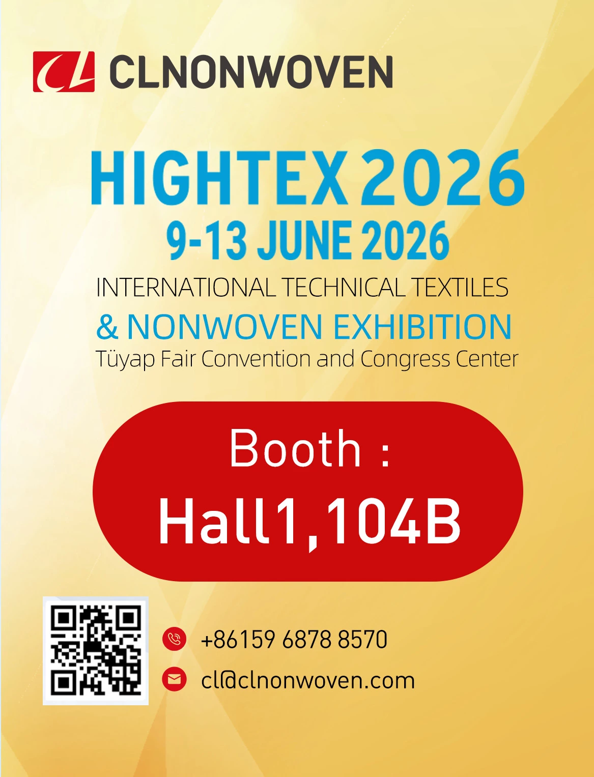 Welcome to our booth In Turkey
