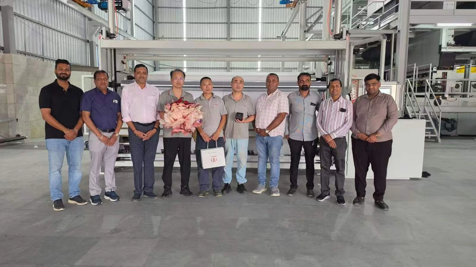 CL Nonwoven Line Successful Running In India